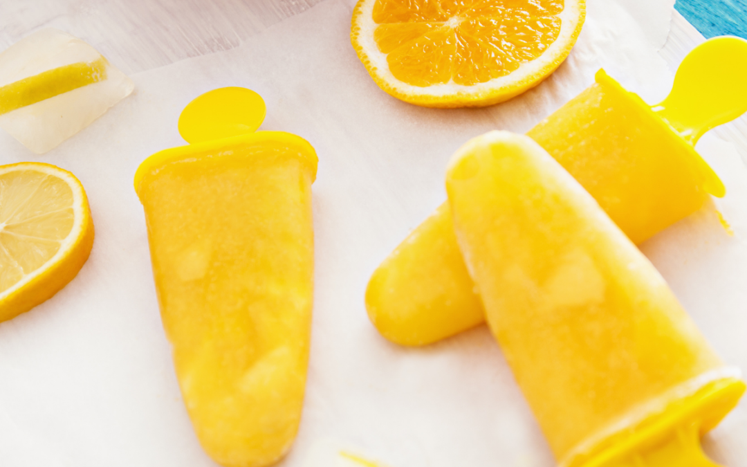 Popsicles à l’orange
